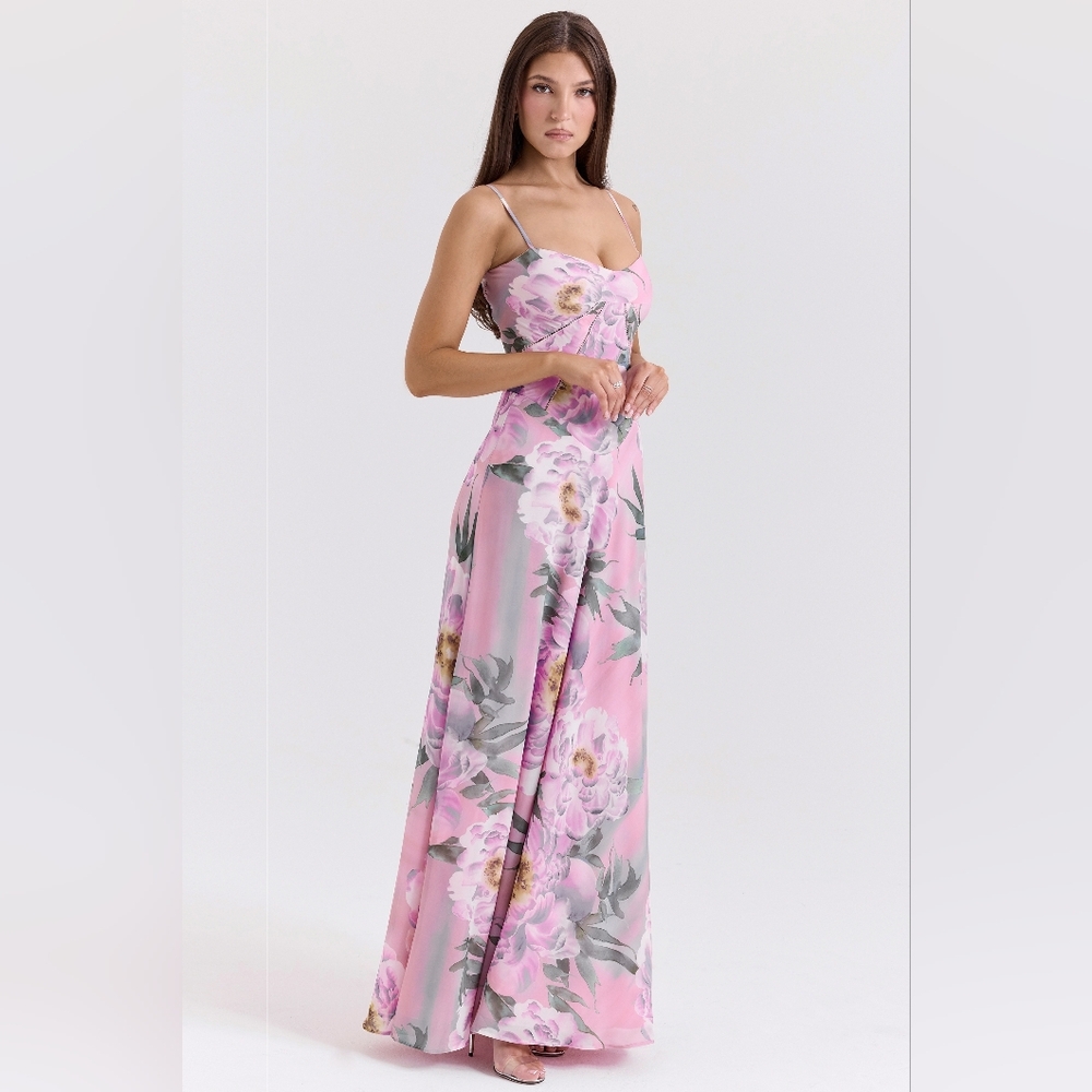 Pink Floral House of CB 'Seren'- XL - Picture 3 of 15